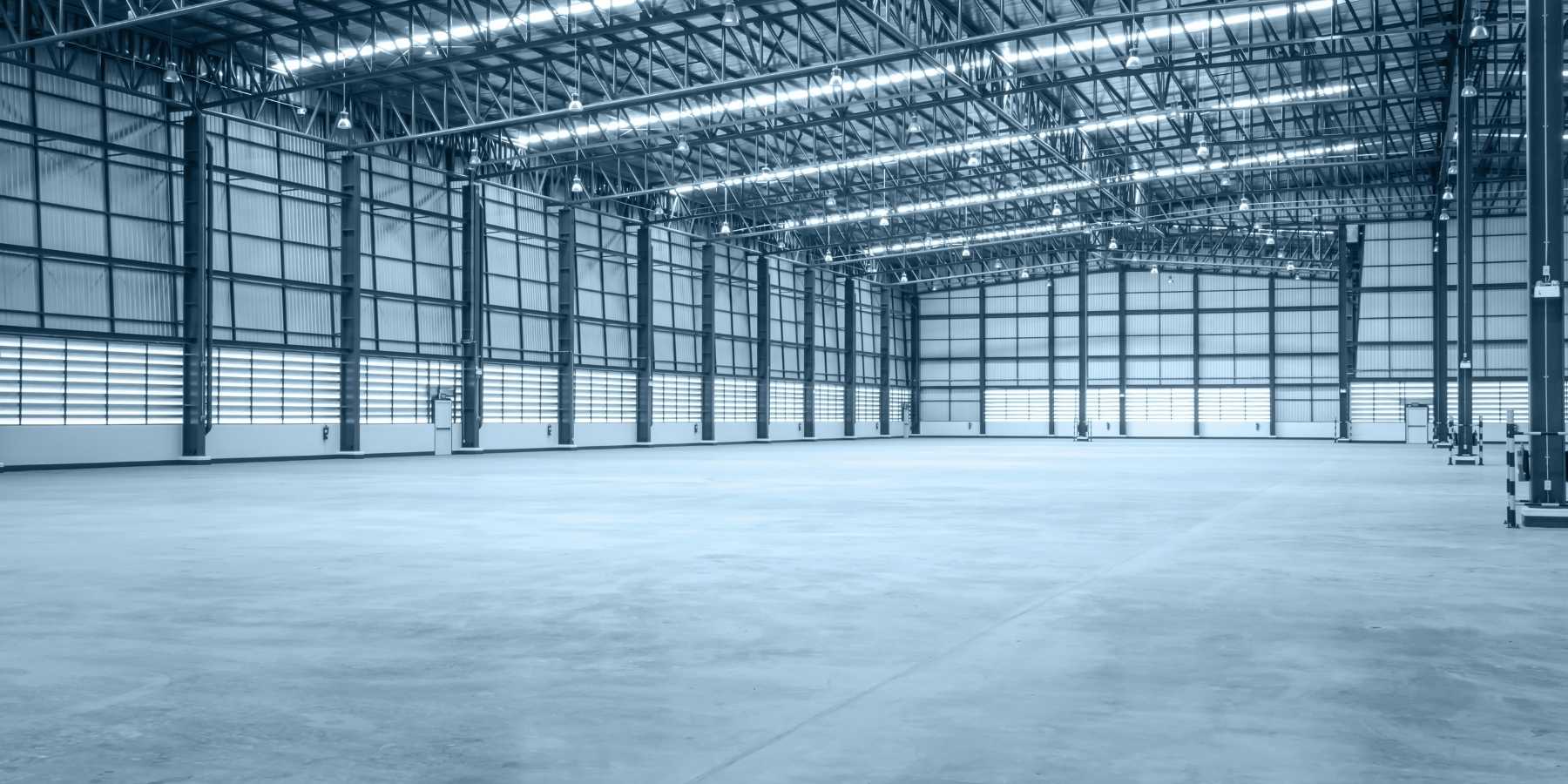 commercial concrete epoxy floor warehouse